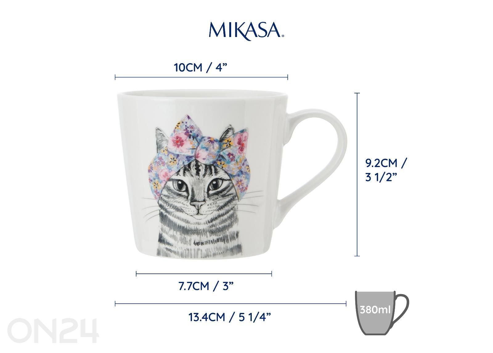 Kruus Mikasa Tipperleyhill cat 380 ml suurendatud mõõdud