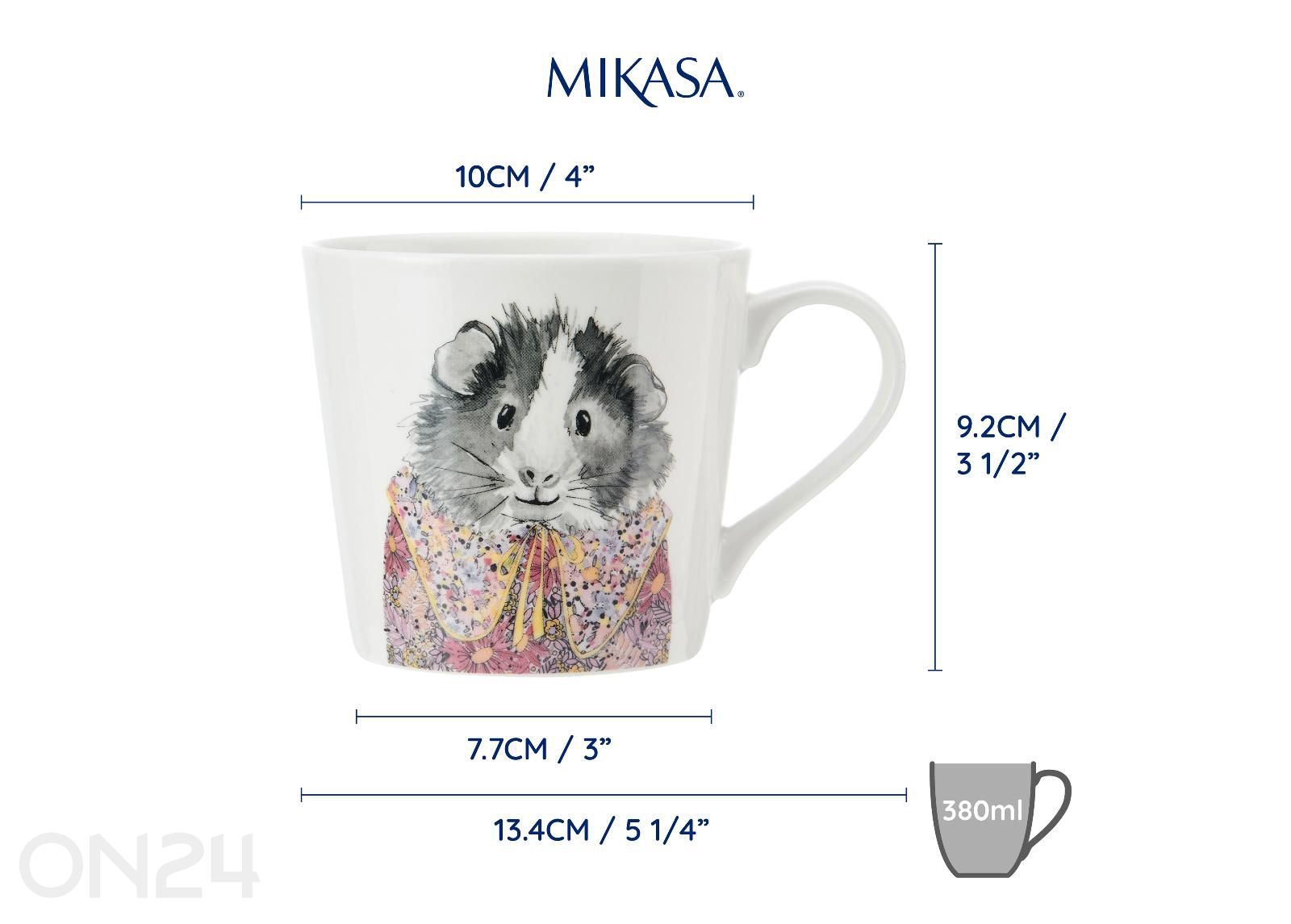 Kruus Mikasa Tipperleyhill guinea pig 380 ml suurendatud mõõdud