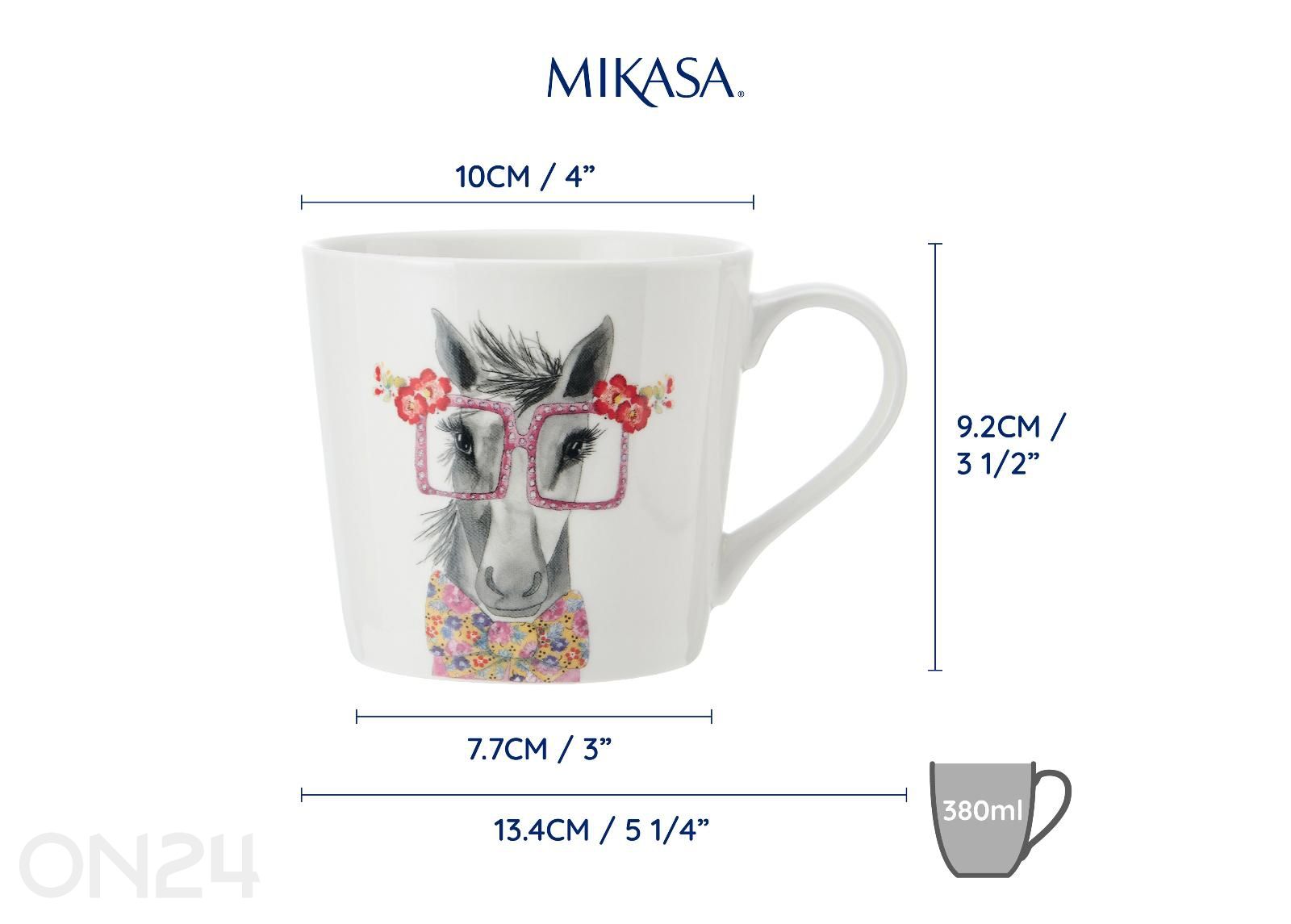 Kruus Mikasa Tipperleyhill horse 380 ml suurendatud mõõdud