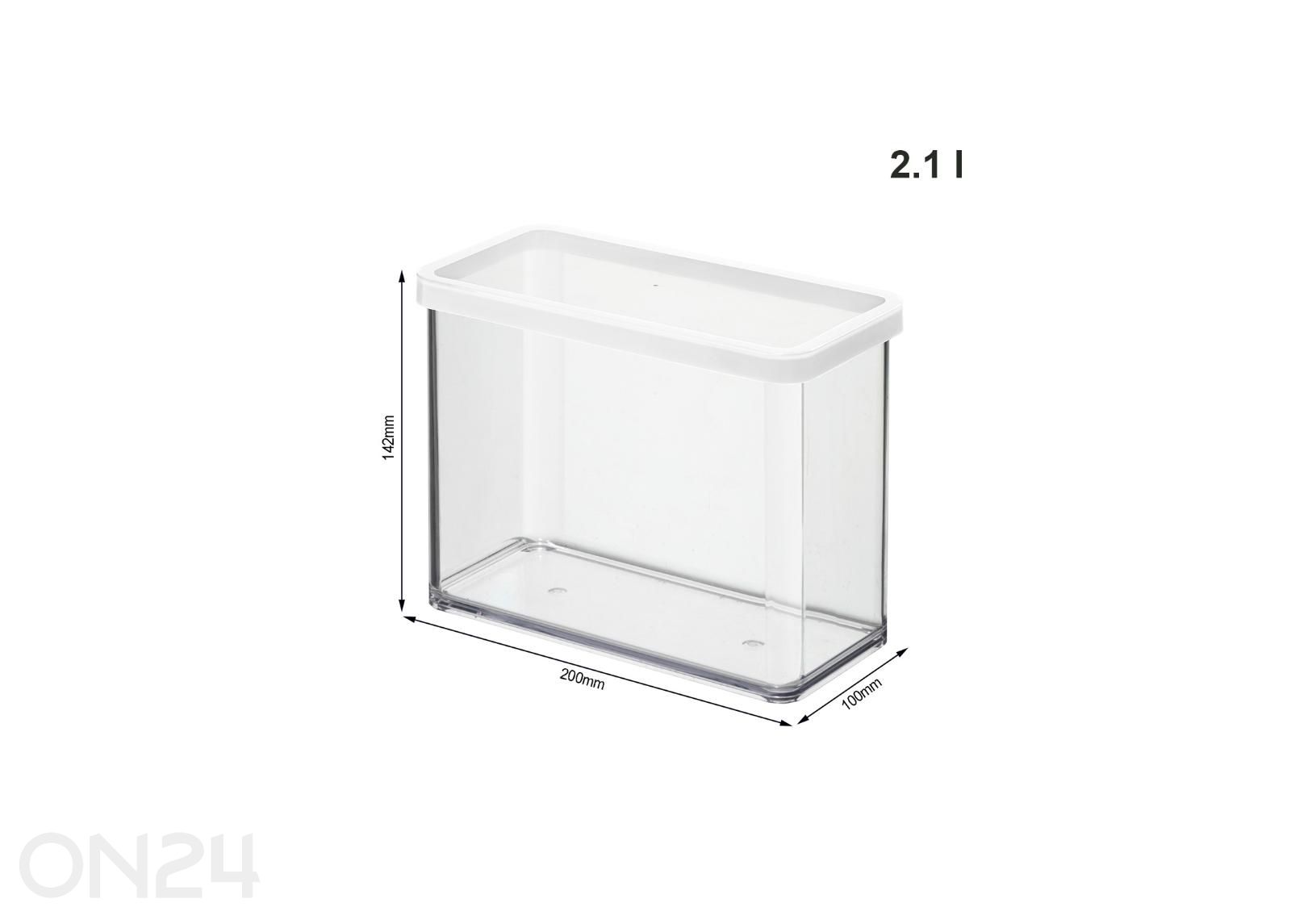 Kuivainepurk Loft 2100 ml suurendatud mõõdud