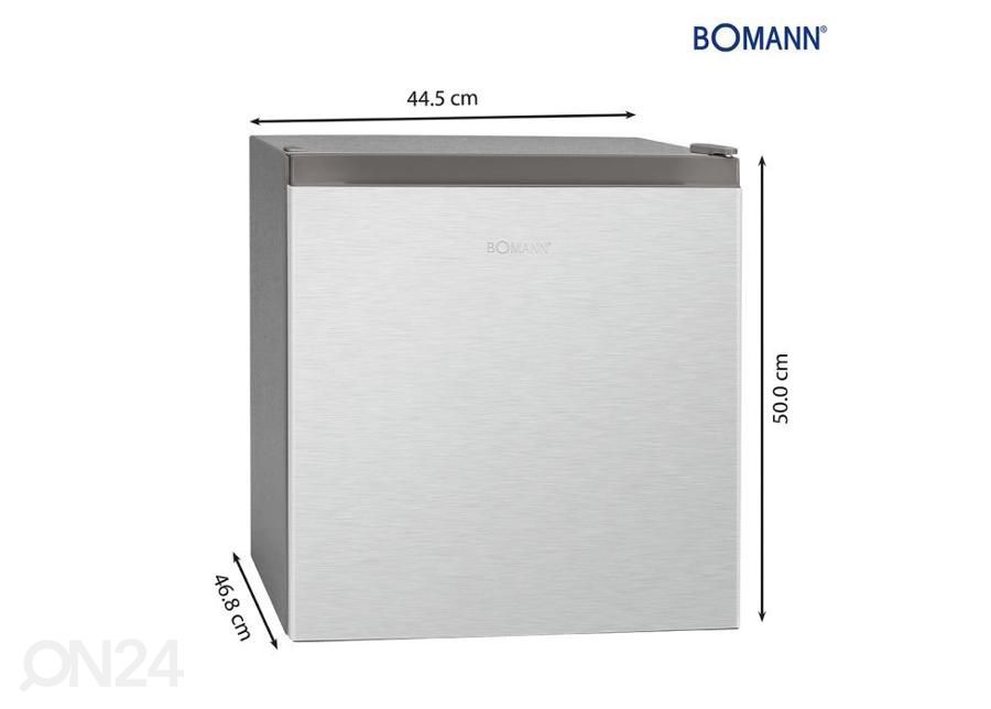 Külmik Bomann KB7245IX, inox look suurendatud mõõdud