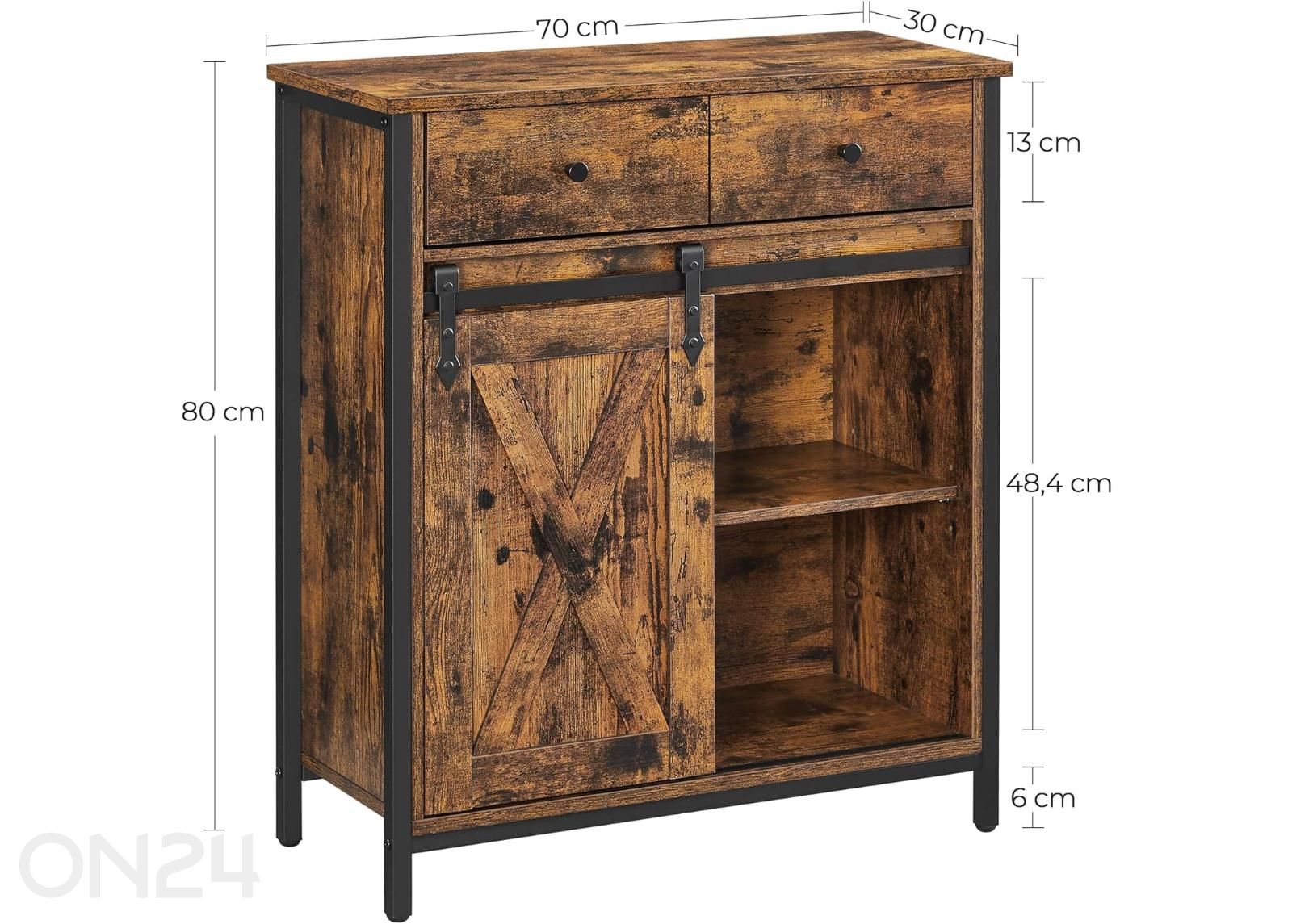 Kummut 80x70 cm suurendatud mõõdud