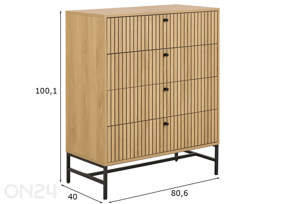Kummut Albany suurendatud mõõdud