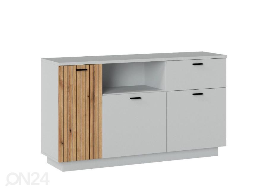 Kummut Alverno 145 cm, helehall/tamm suurendatud