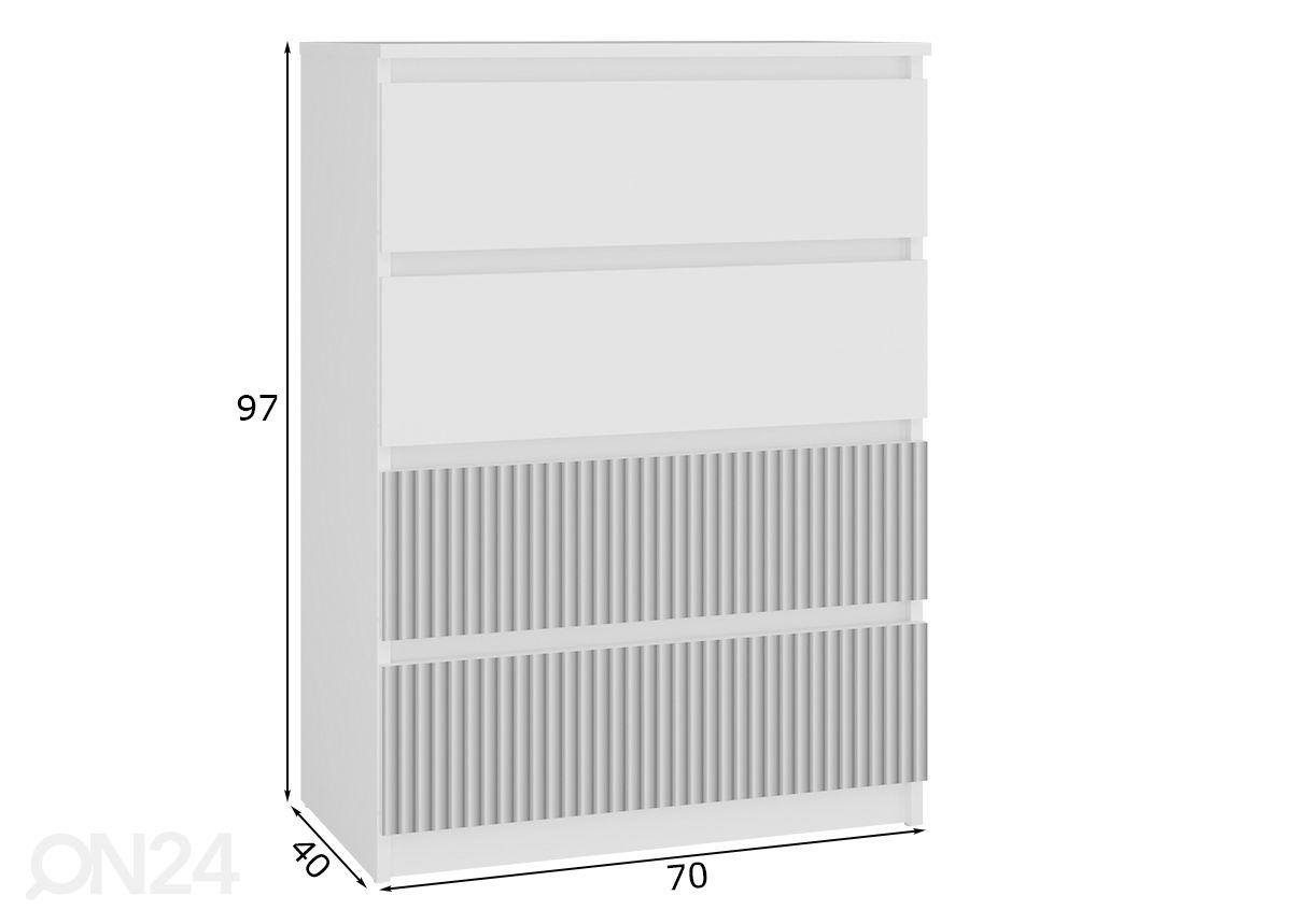 Kummut Arti II 70 cm suurendatud