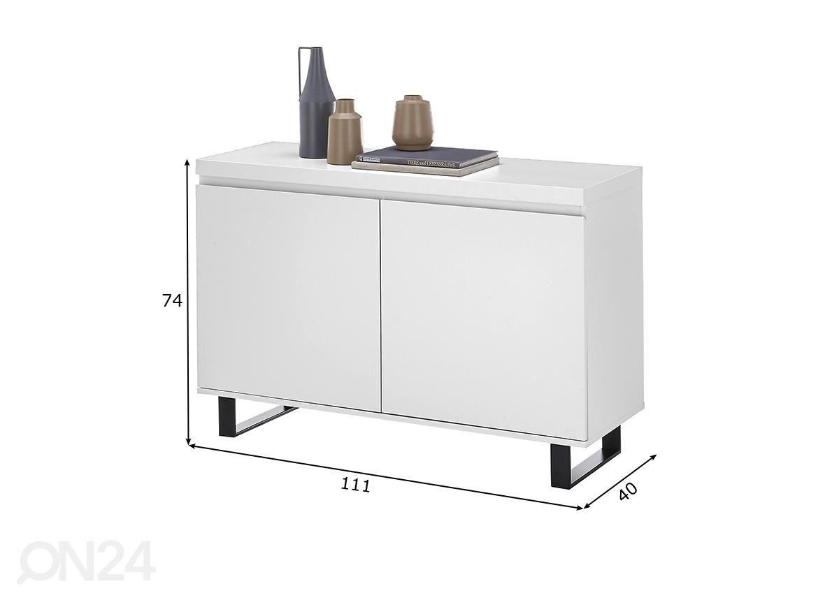 Kummut Austin 111 cm suurendatud mõõdud