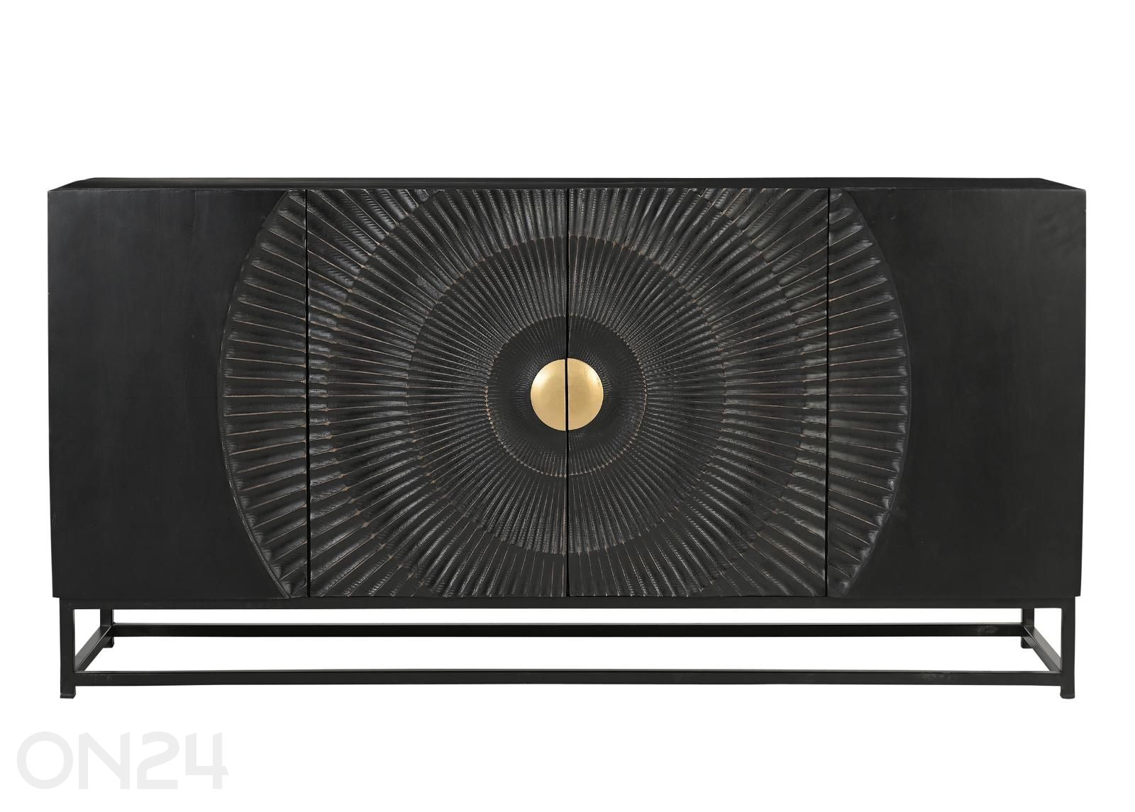 Kummut Black Smooth 150 cm suurendatud