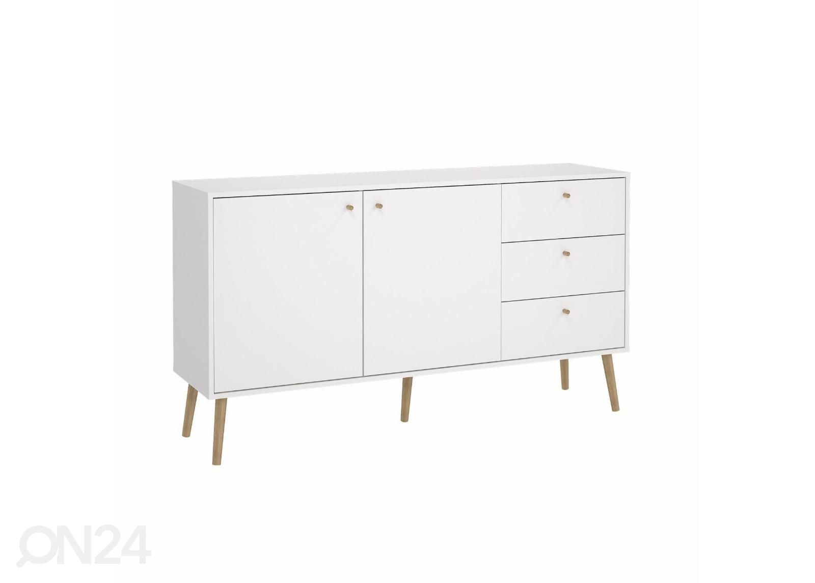 Kummut Bodo 147 cm, valge suurendatud