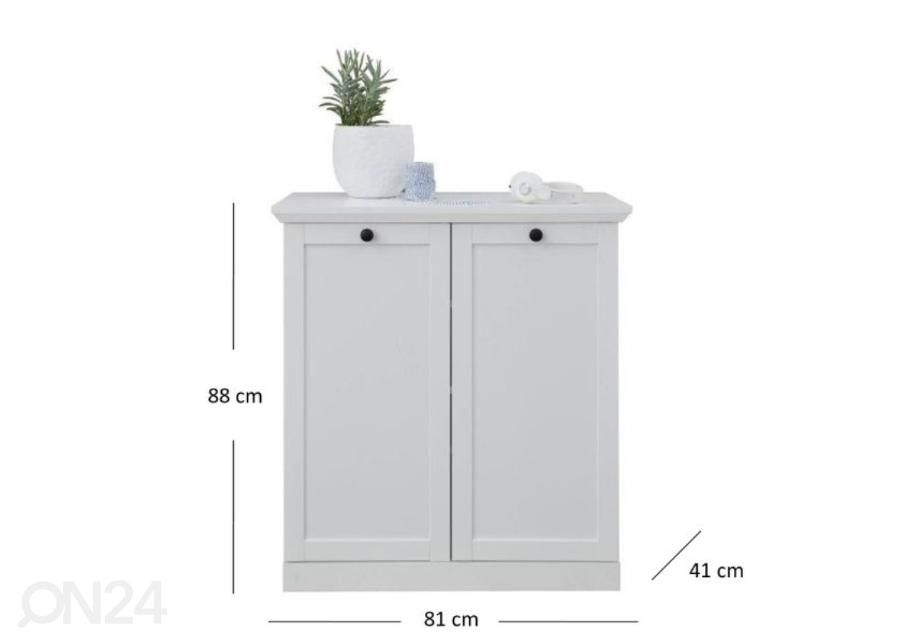 Kummut Brandson 81 cm suurendatud mõõdud