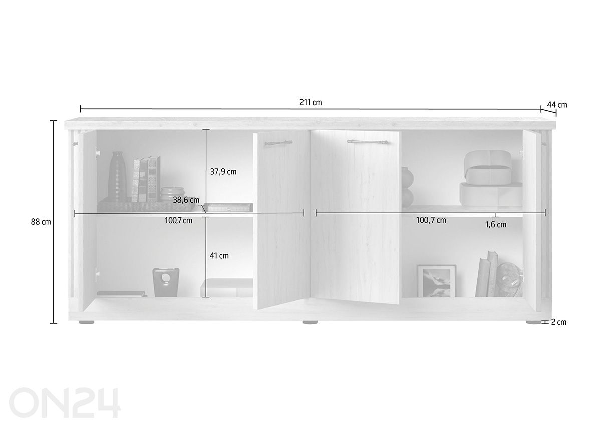 Kummut Country suurendatud mõõdud