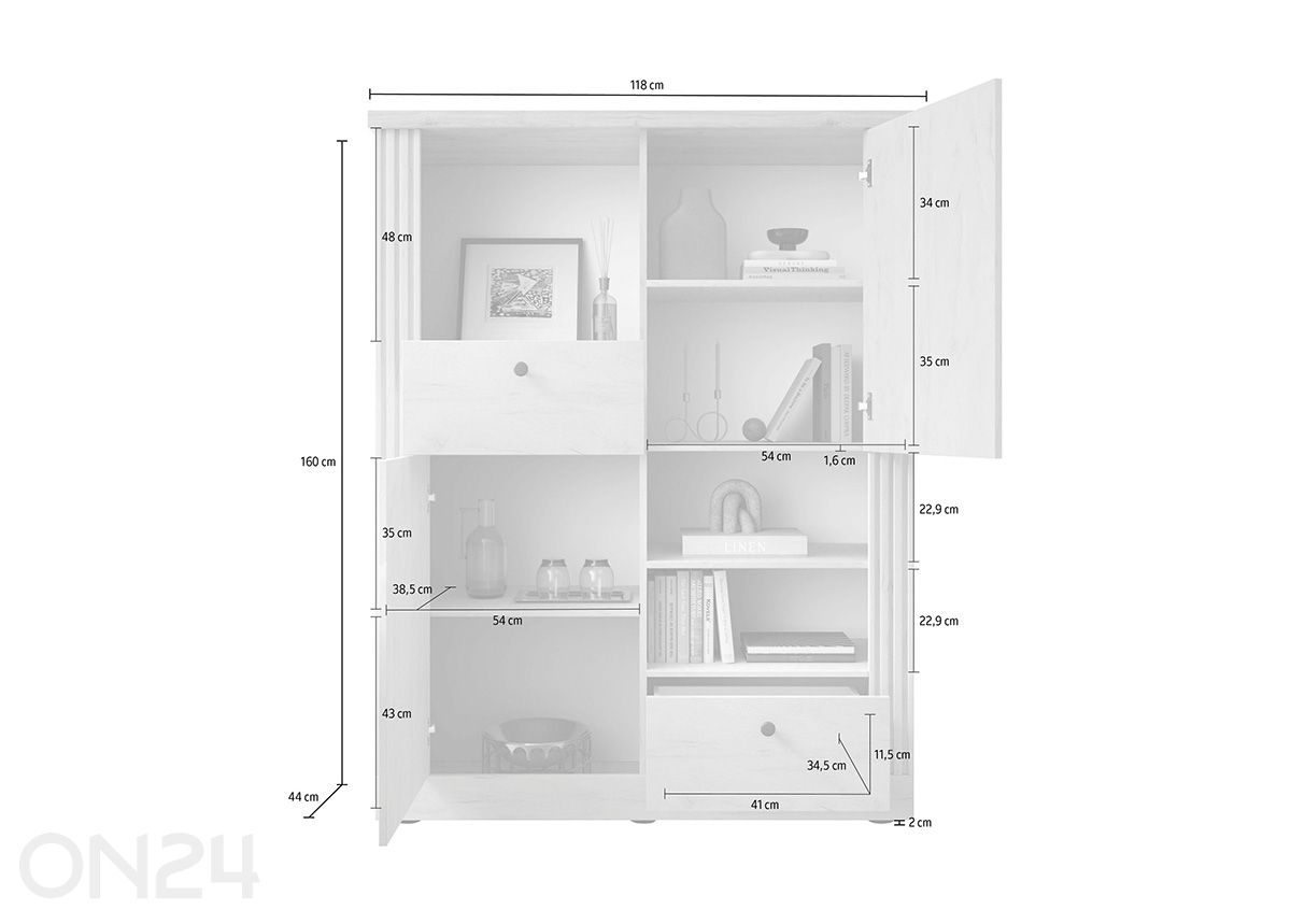 Kummut Country suurendatud mõõdud