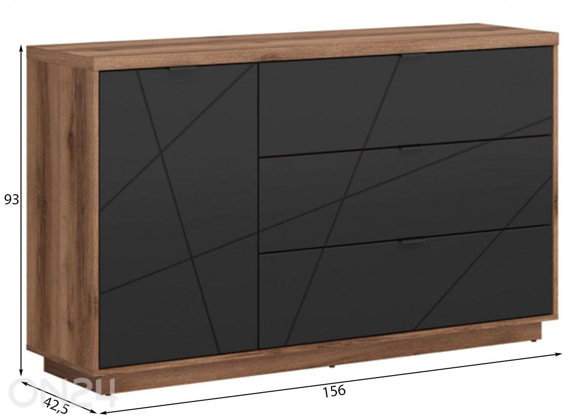 Kummut Forn suurendatud mõõdud