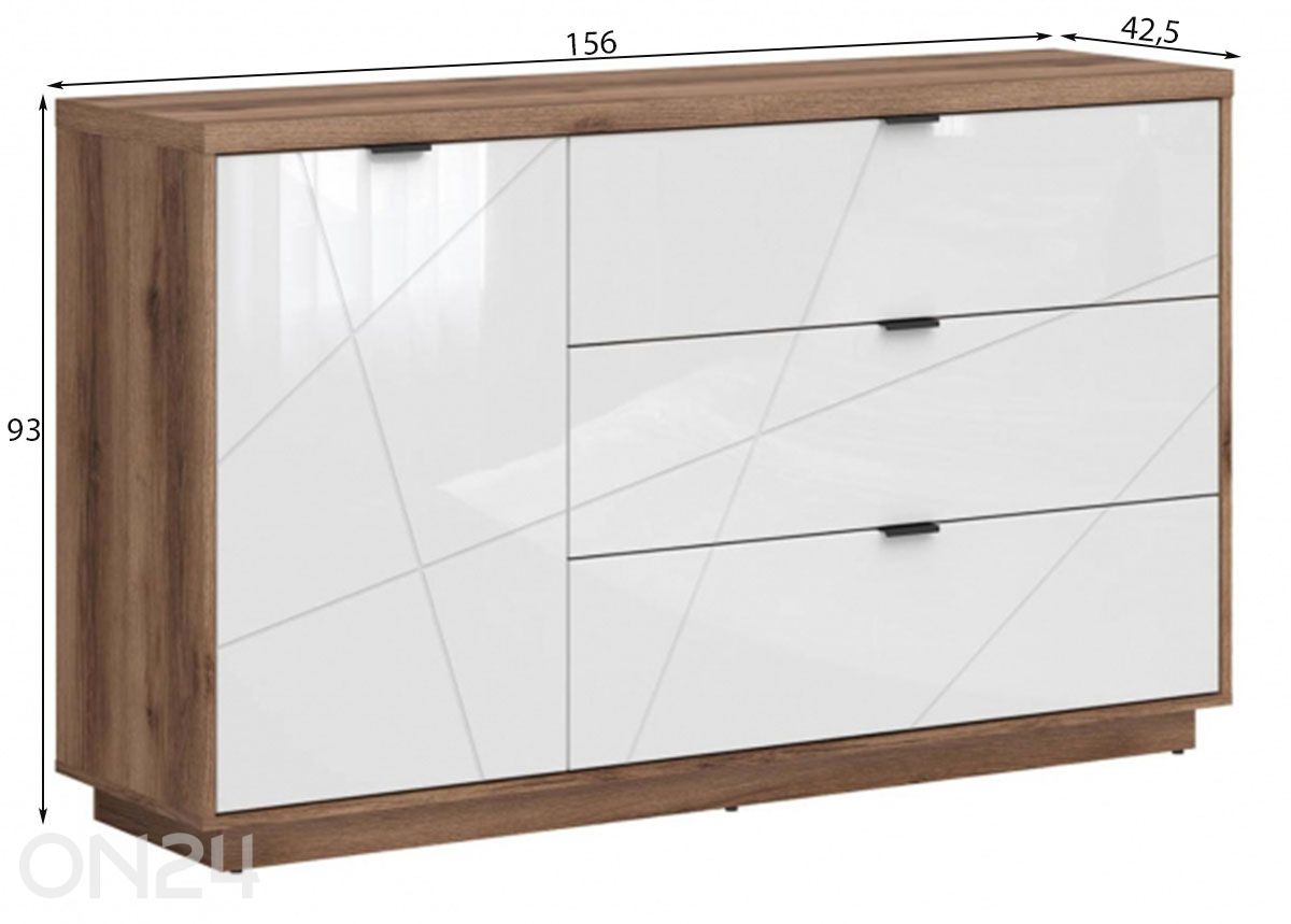 Kummut Forn suurendatud mõõdud