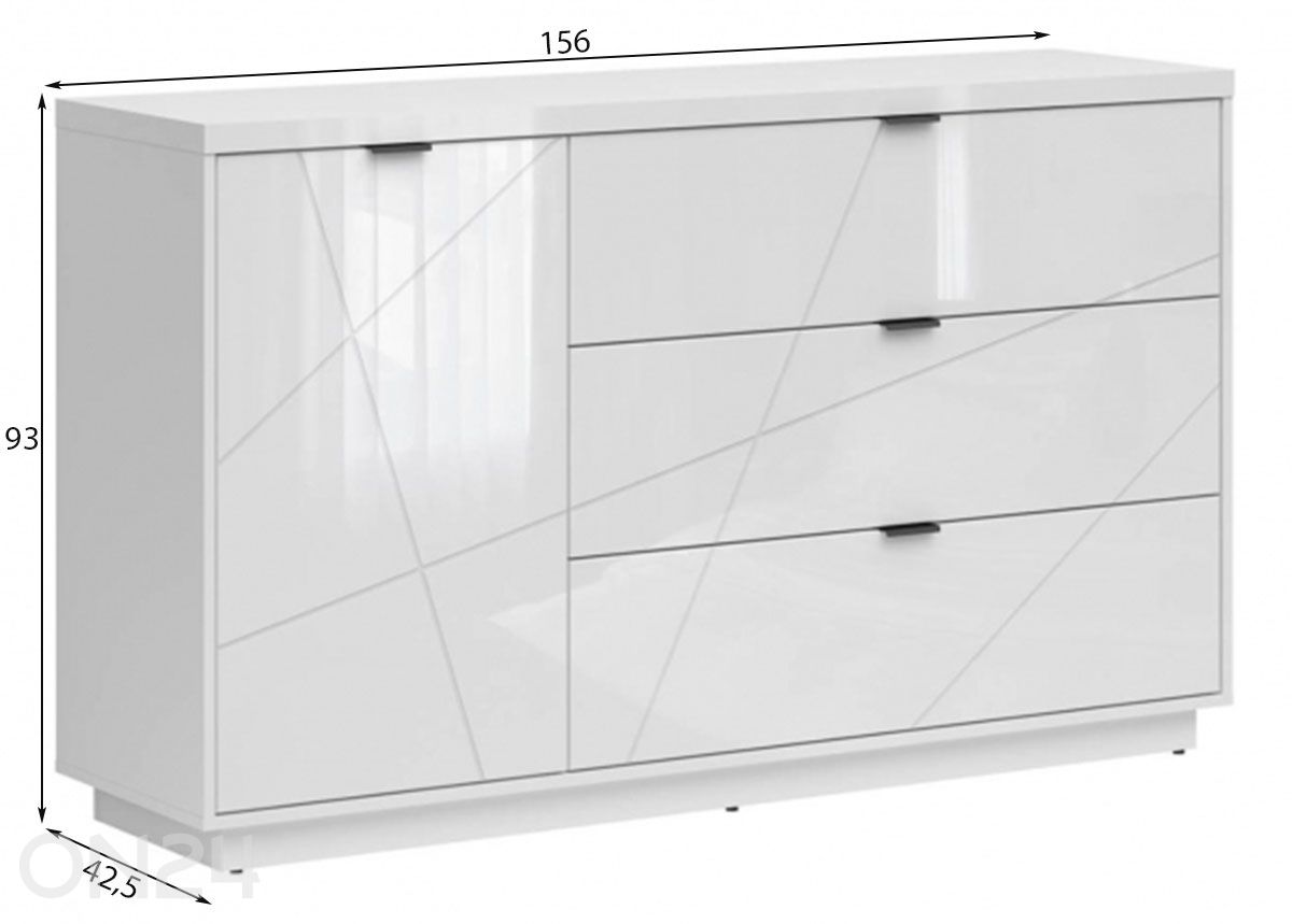 Kummut Forn suurendatud mõõdud