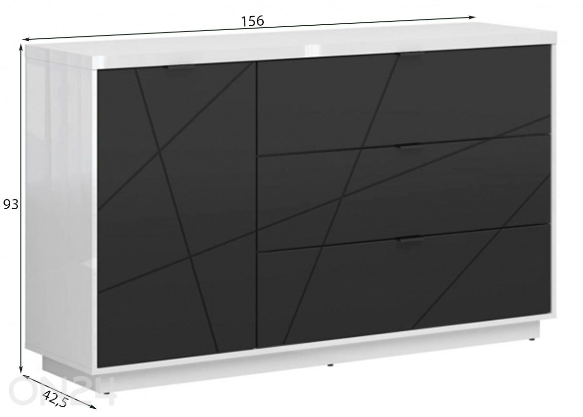 Kummut Forn suurendatud mõõdud