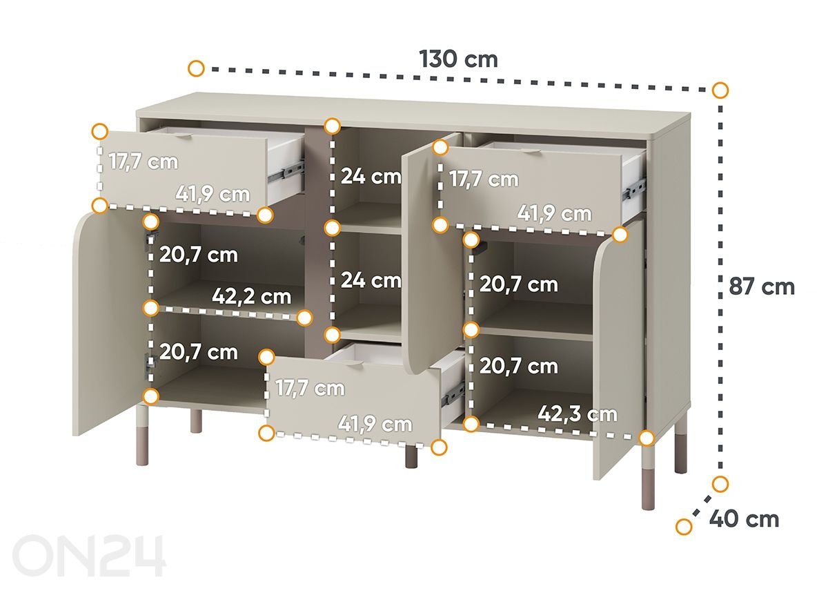 Kummut Harmony suurendatud mõõdud