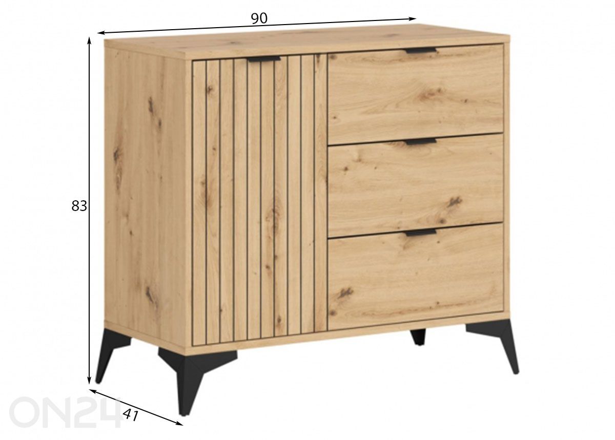 Kummut Lamea suurendatud mõõdud