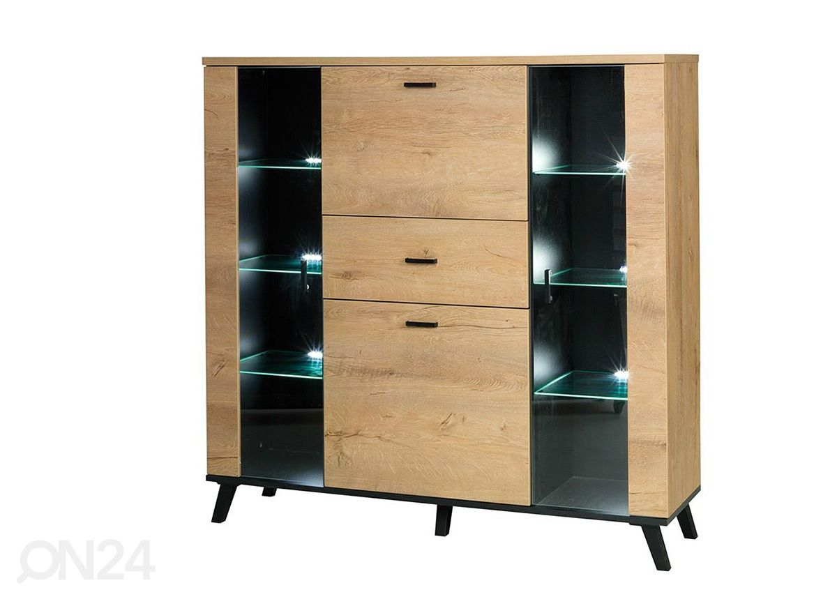Kummut + LED valgustus suurendatud