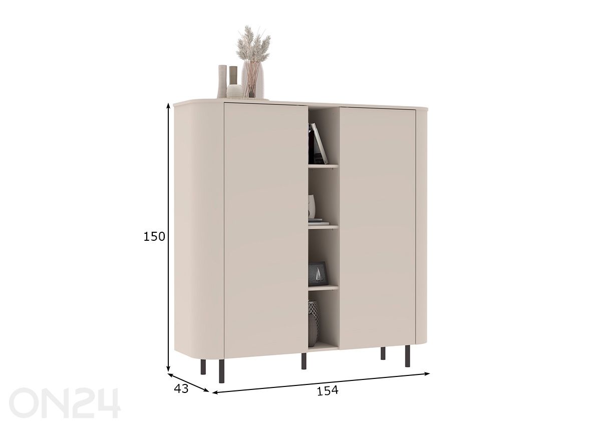 Kummut Lido 150 cm suurendatud