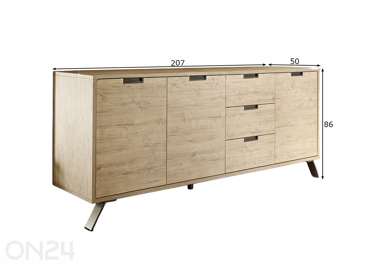 Kummut Palma suurendatud mõõdud