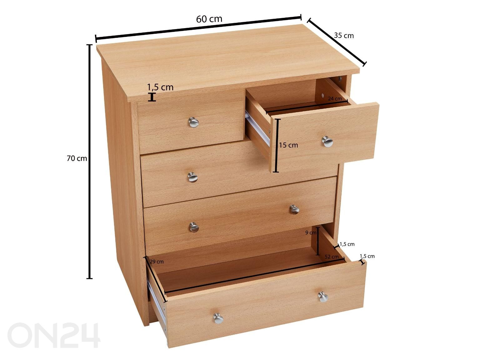 Kummut Prue suurendatud mõõdud