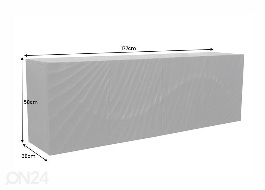 Kummut Scorpion 177 cm suurendatud mõõdud