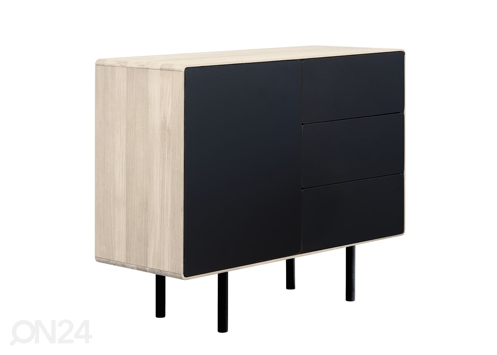 Kummut Tokyo 107 cm, valge õli suurendatud