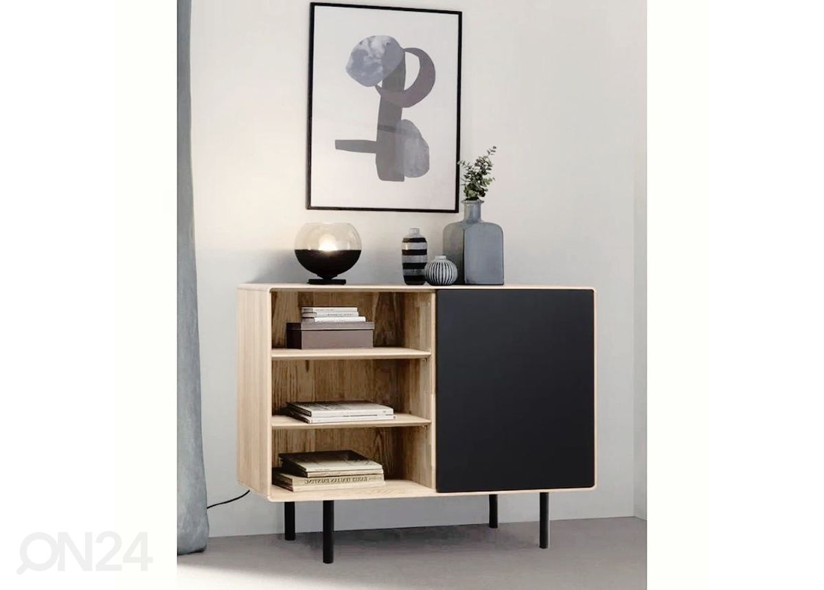 Kummut Tokyo 107 cm, valge õli suurendatud