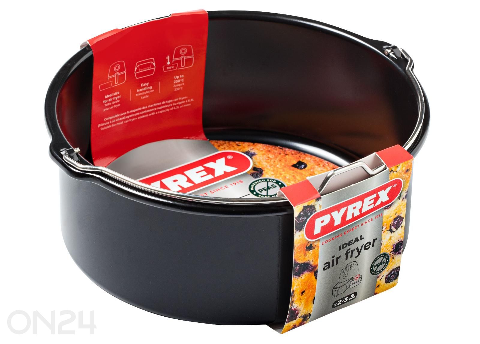 Küpsetusvorm Pyrex Airfryer 1,6 L suurendatud