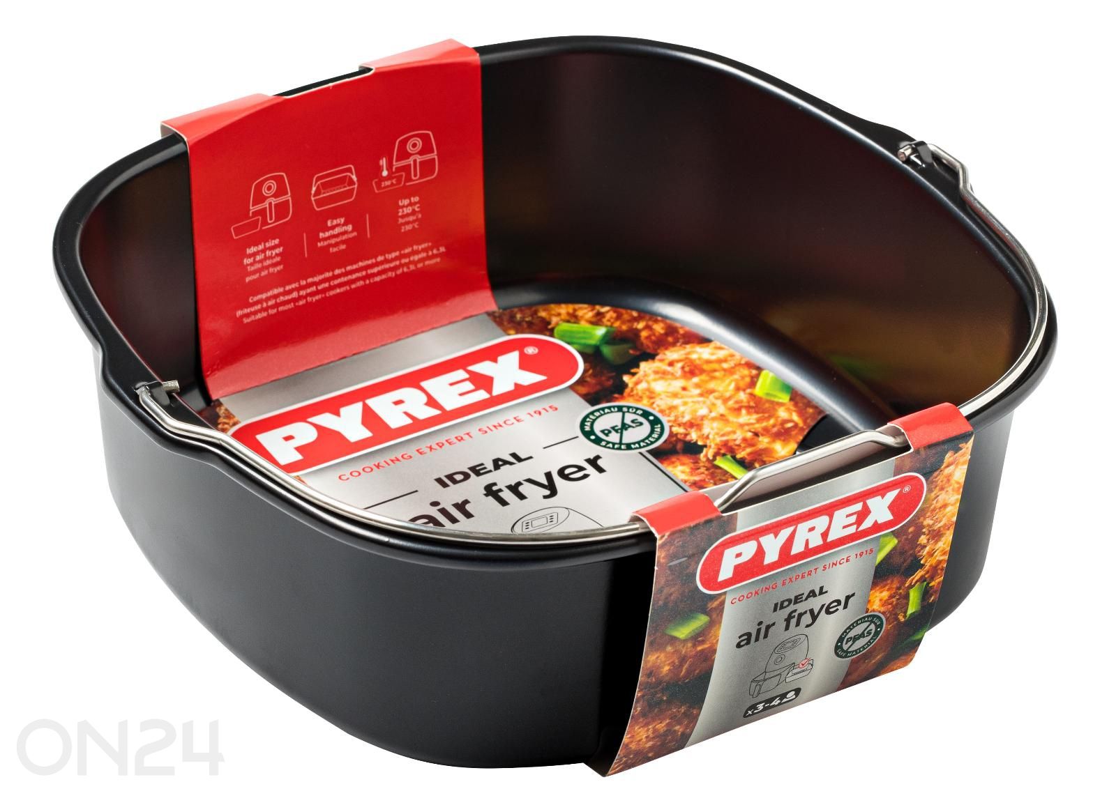 Küpsetusvorm Pyrex Airfryer 1,9 L suurendatud