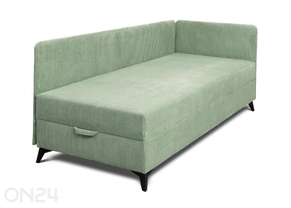 Kušett pesukasti ja küljepaneeliga Ibis 90x200 cm suurendatud