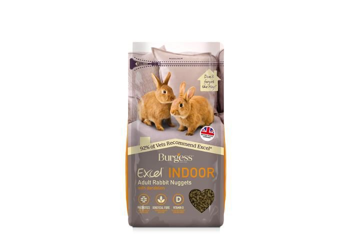 Küüliku täissööt indoor 1,5 kg suurendatud