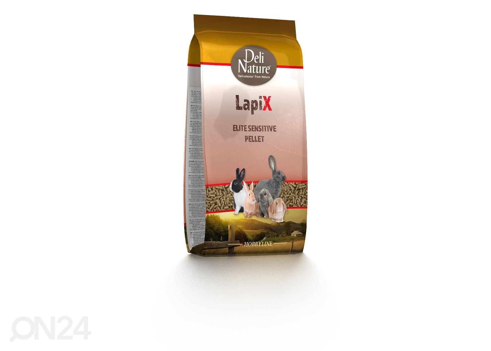 Küülikutoit Lapix Elite Sensitive Pellet 4 kg suurendatud