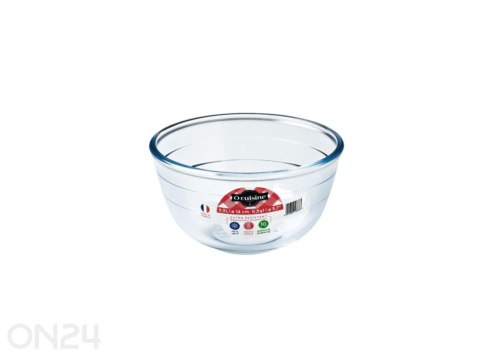 Kuumakindel klaaskauss Pyrex 0,7 L, Ø 15 cm suurendatud