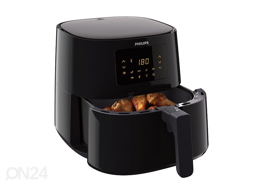 Kuumaõhu fritüür Philips Essential Airfryer XL, must suurendatud