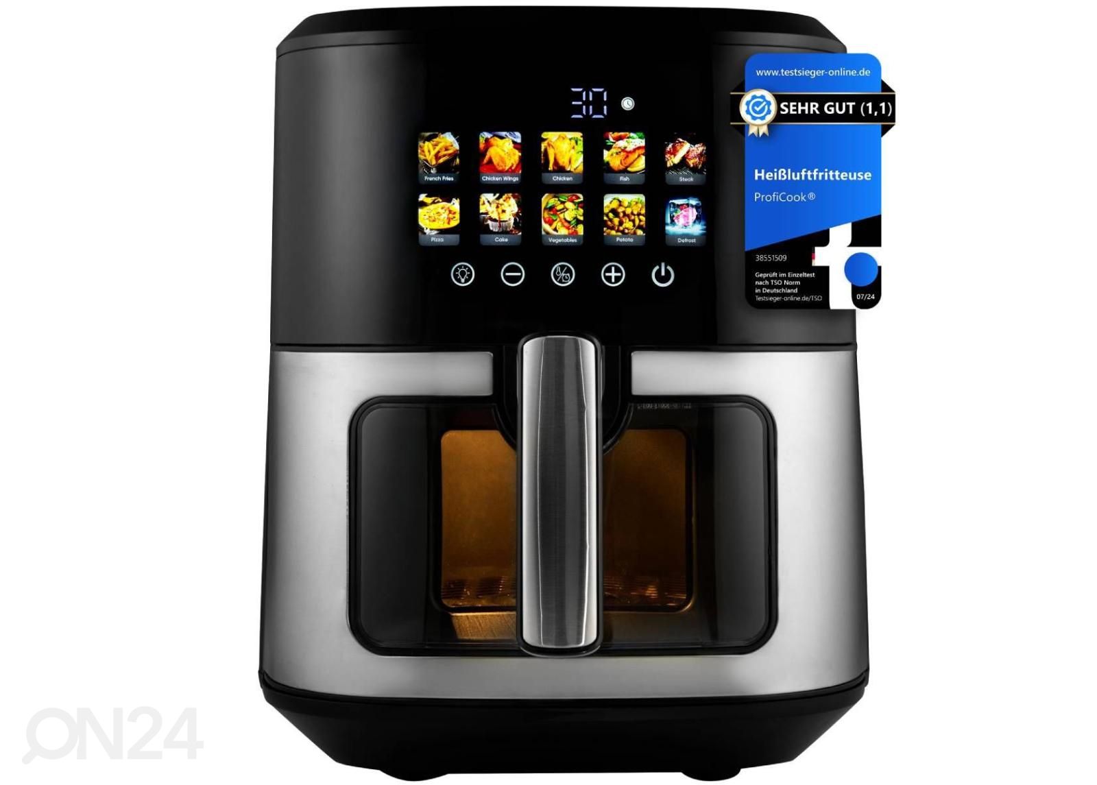 Kuumaõhufritüür ProfiCook PCFR1286H suurendatud