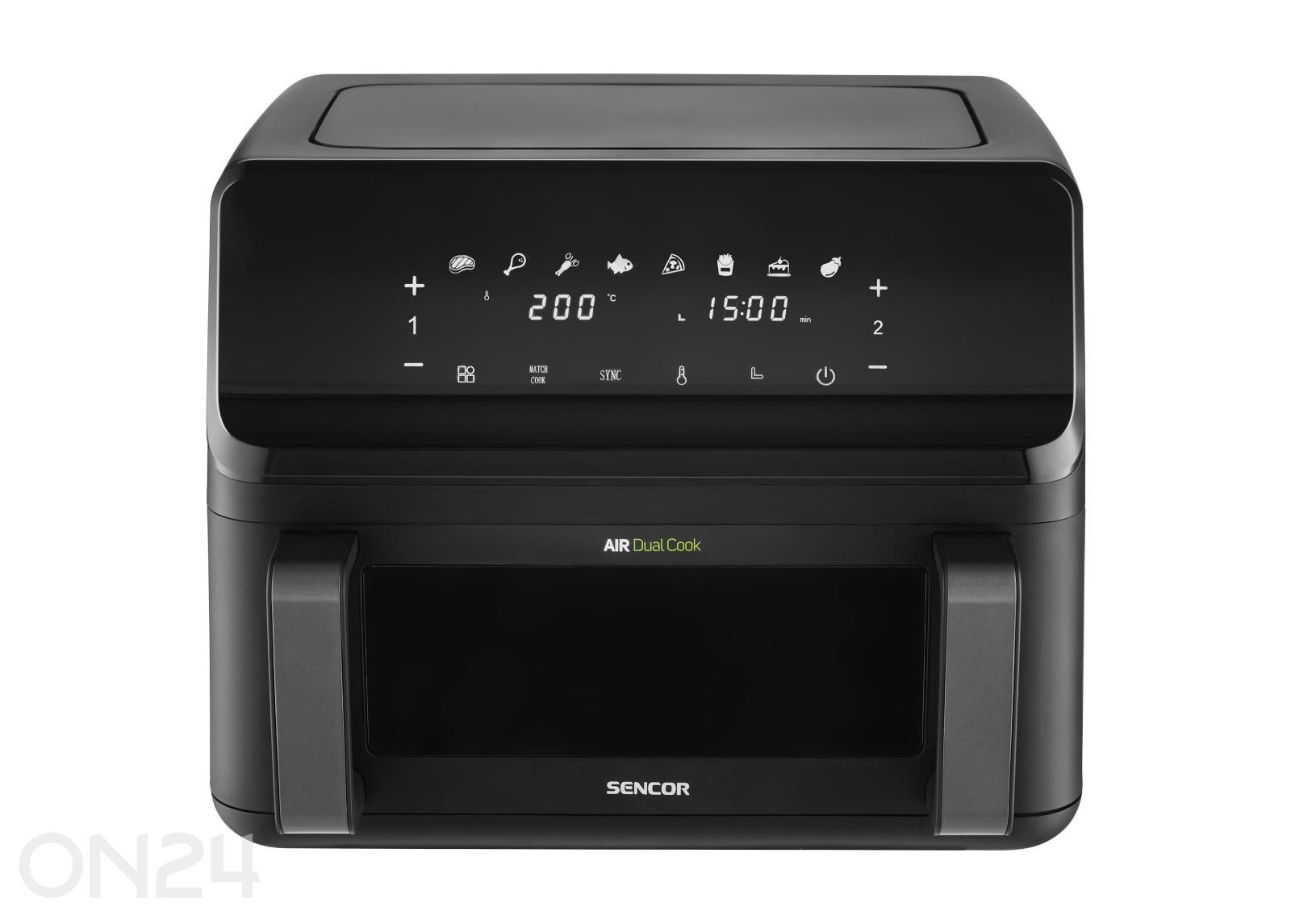 Kuumaõhufritüür Sencor SFR9650BK, 2x4,5 L suurendatud