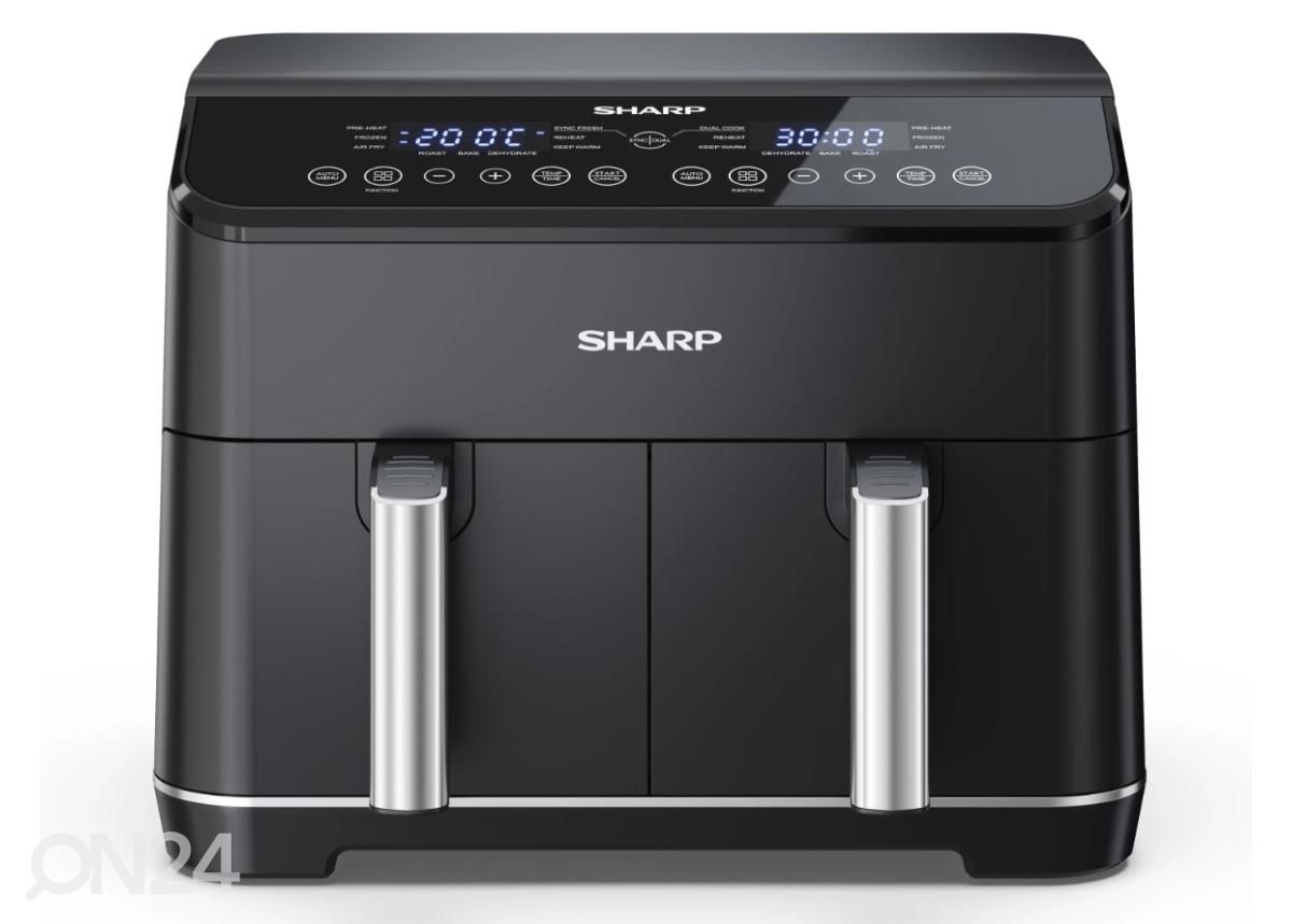 Kuumaõhufritüür Sharp AF-GD82AE-B 2 korviga 2x4 L suurendatud