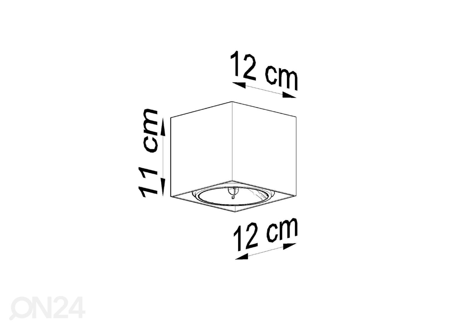 Laelamp Blake suurendatud mõõdud
