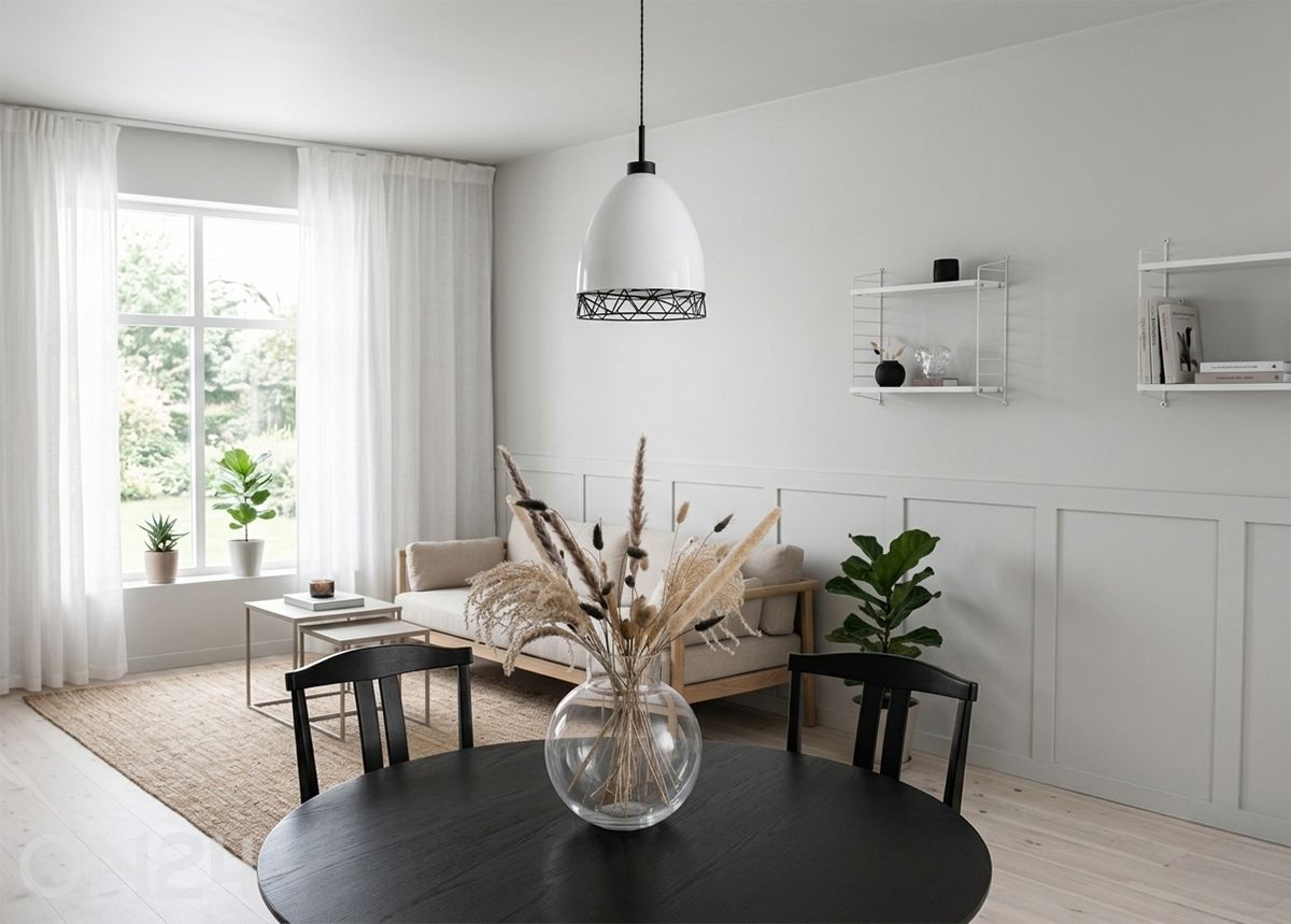 Laelamp Decco Mini, must/valge suurendatud