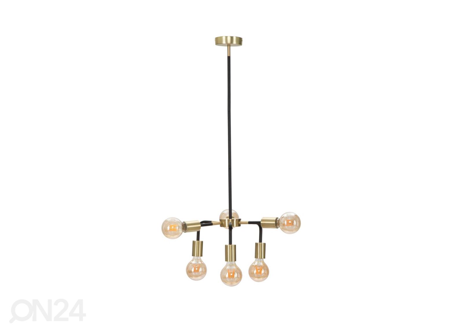 Laelamp Glam, kuldne/must suurendatud