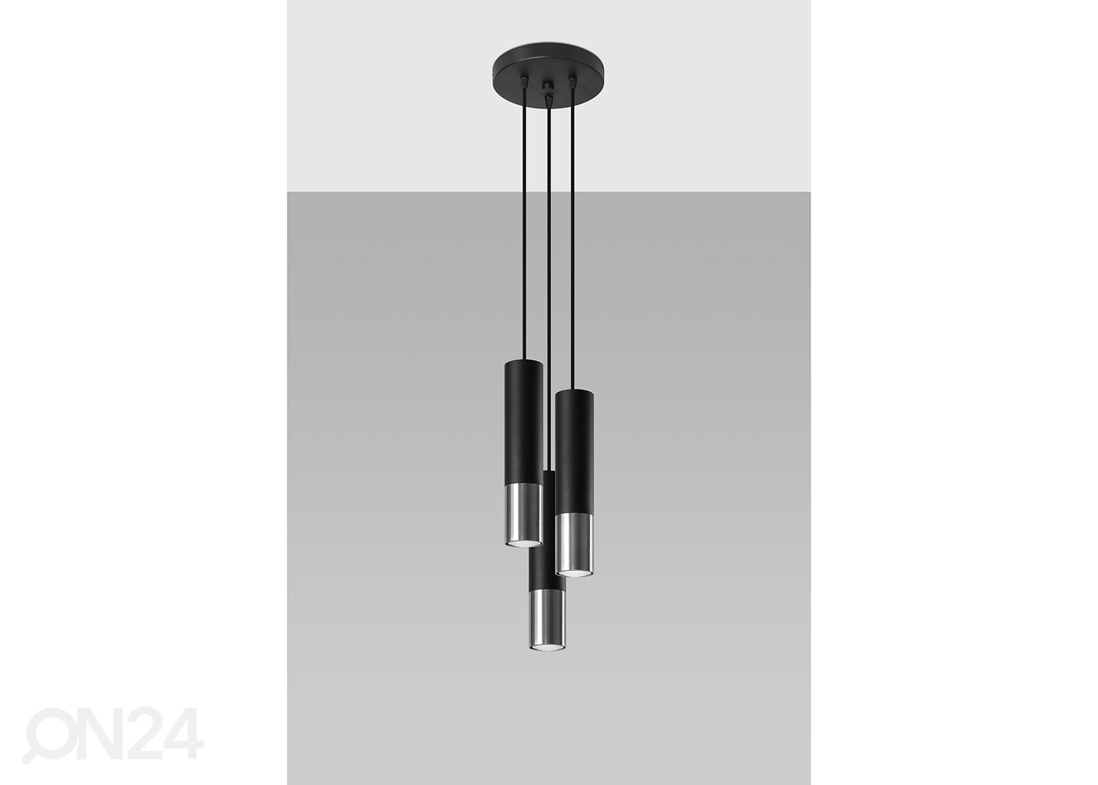 Laelamp Loopez 3P, must/kroom suurendatud
