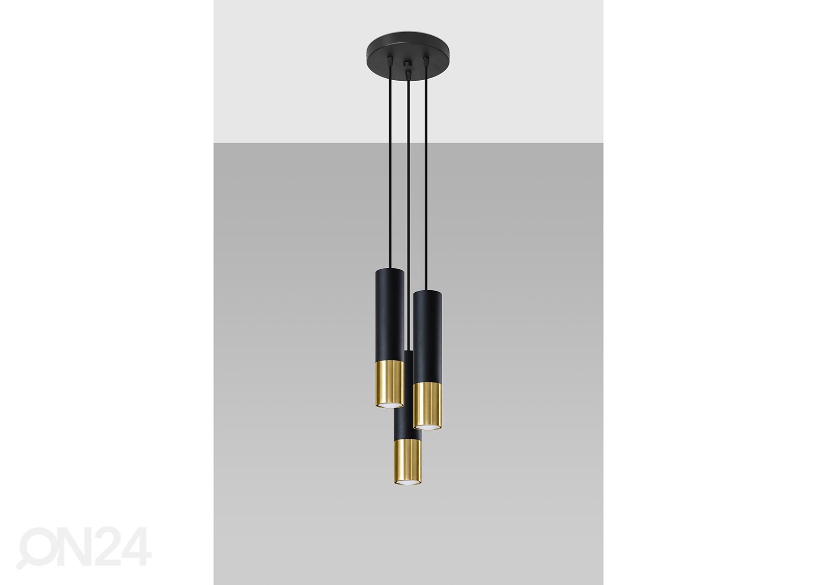 Laelamp Loopez 3P, must/kuld suurendatud