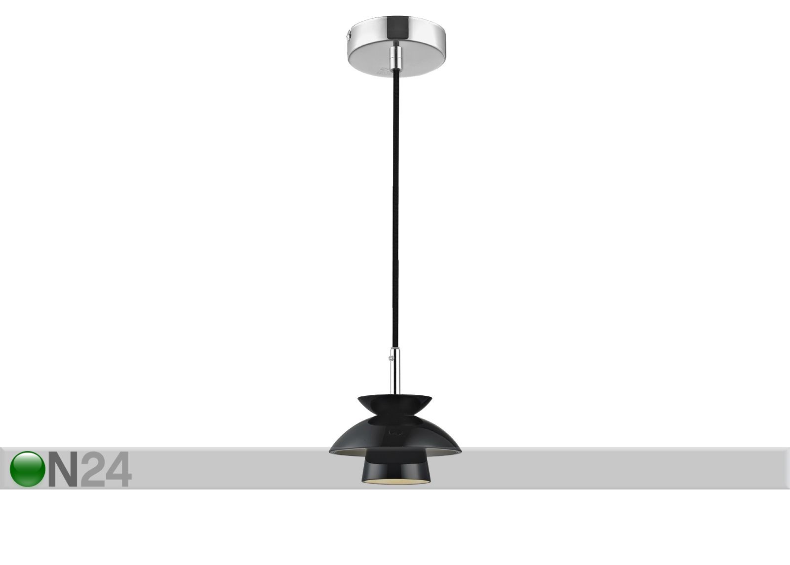 Laelamp Mini Dallas Black Ø12,5 cm suurendatud