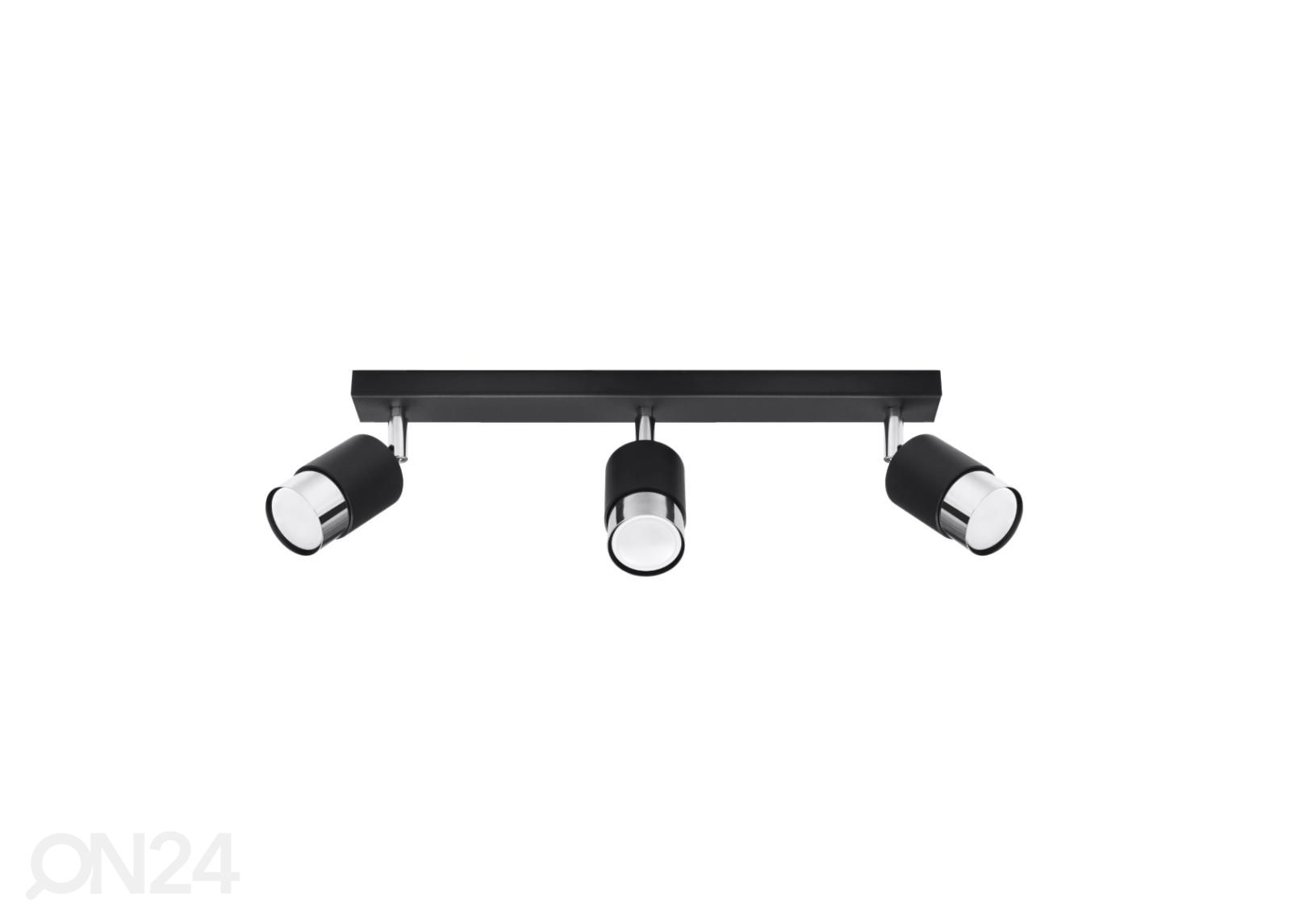 Laelamp Nero 3, must/kroom suurendatud