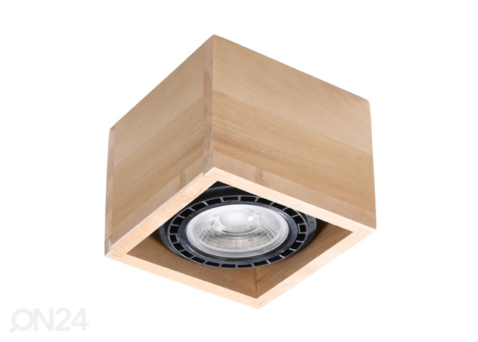 Laelamp Quatro 1, naturaalne puit suurendatud