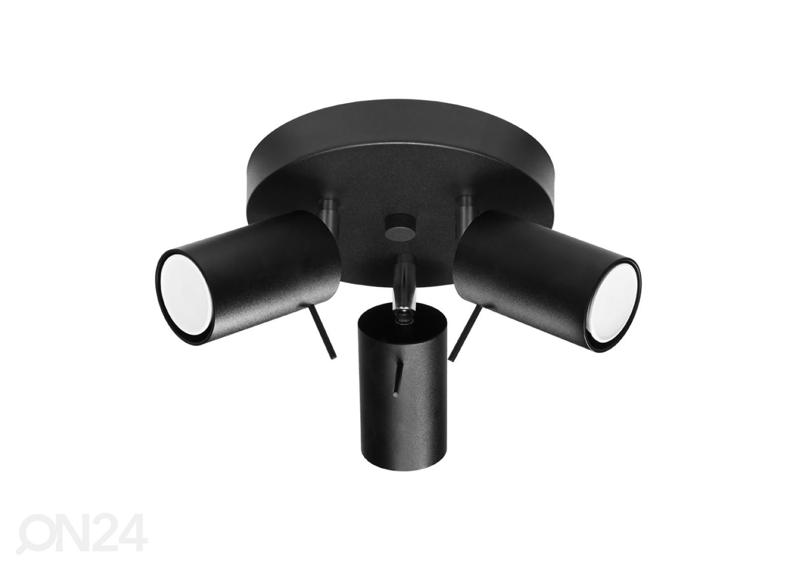 Laelamp Ring 3P, must suurendatud