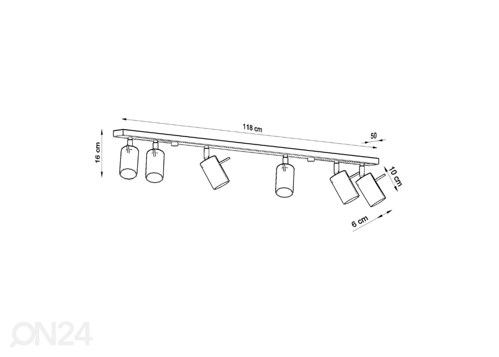 Laelamp Ring 6L, hall suurendatud