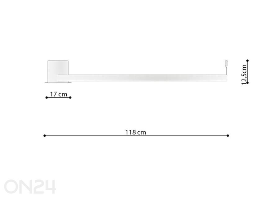 Laelamp RIO 110, 3000K suurendatud mõõdud
