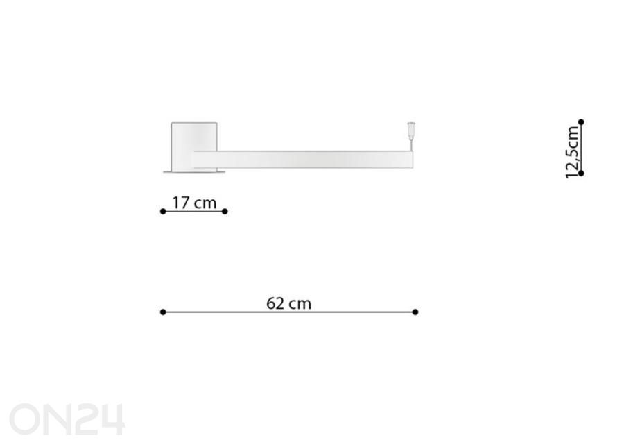 Laelamp Rio 55, 3000K suurendatud mõõdud